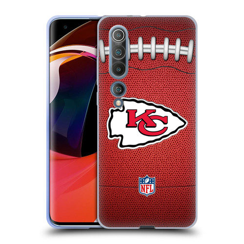 NFL Kansas City Chiefs Graphics Football Soft Gel Case for Xiaomi Mi 10 5G / Mi 10 Pro 5G
