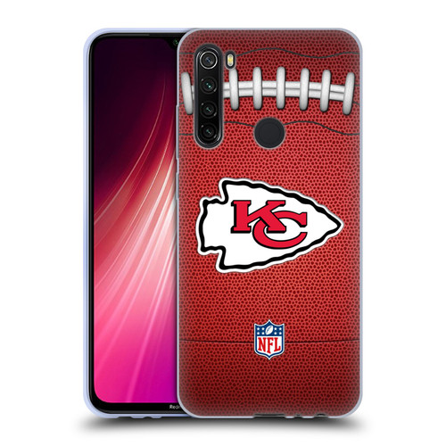NFL Kansas City Chiefs Graphics Football Soft Gel Case for Xiaomi Redmi Note 8T