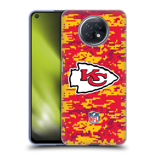 NFL Kansas City Chiefs Graphics Digital Camouflage Soft Gel Case for Xiaomi Redmi Note 9T 5G