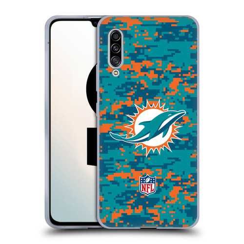 NFL Miami Dolphins Graphics Digital Camouflage Soft Gel Case for Samsung Galaxy A90 5G (2019)
