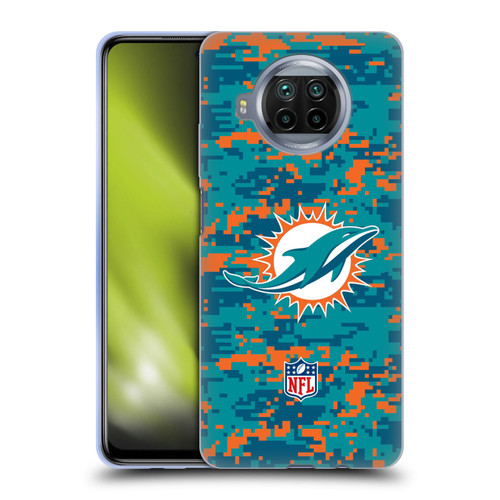 NFL Miami Dolphins Graphics Digital Camouflage Soft Gel Case for Xiaomi Mi 10T Lite 5G