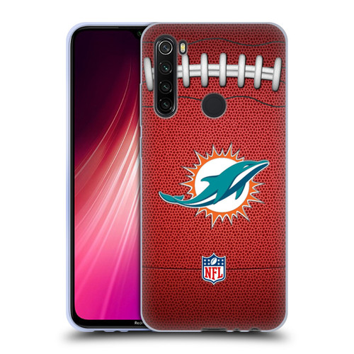 NFL Miami Dolphins Graphics Football Soft Gel Case for Xiaomi Redmi Note 8T