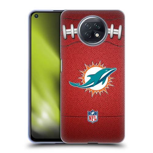 NFL Miami Dolphins Graphics Football Soft Gel Case for Xiaomi Redmi Note 9T 5G