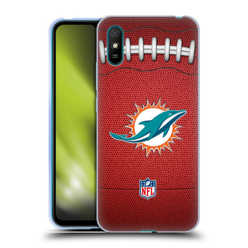NFL Miami Dolphins Graphics Football Soft Gel Case for Xiaomi Redmi 9A / Redmi 9AT