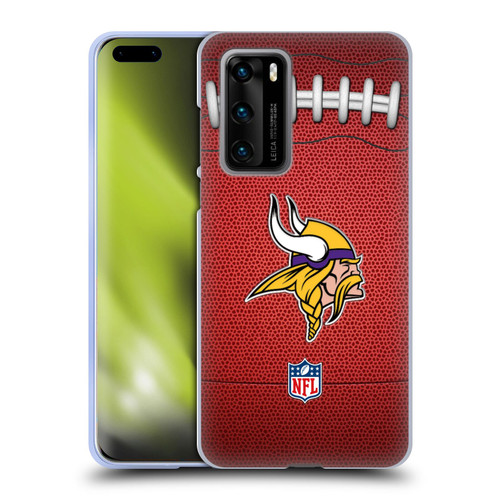 NFL Minnesota Vikings Graphics Football Soft Gel Case for Huawei P40 5G