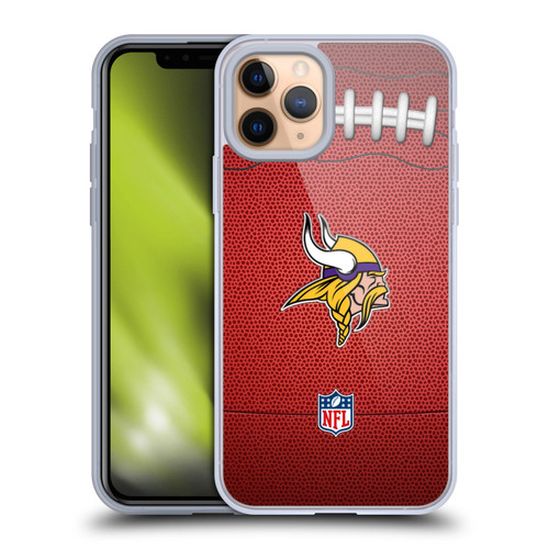 NFL Minnesota Vikings Graphics Football Soft Gel Case for Apple iPhone 11 Pro