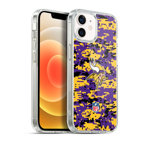 NFL Minnesota Vikings Graphics Digital Camouflage Soft Gel Case for Apple iPhone 12 / iPhone 12 Pro & MagSafe