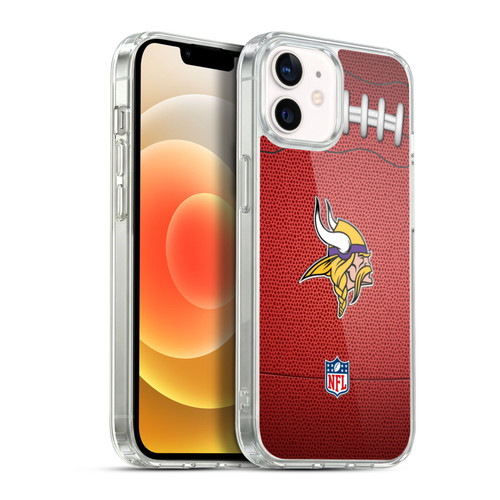 NFL Minnesota Vikings Graphics Football Soft Gel Case for Apple iPhone 12 / iPhone 12 Pro & MagSafe