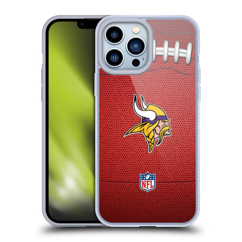 NFL Minnesota Vikings Graphics Football Soft Gel Case for Apple iPhone 13 Pro Max