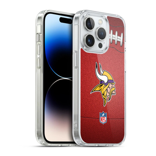 NFL Minnesota Vikings Graphics Football Soft Gel Case for Apple iPhone 13 Pro & MagSafe