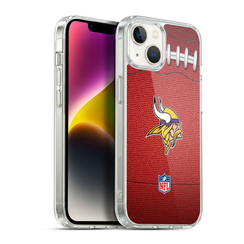 NFL Minnesota Vikings Graphics Football Soft Gel Case for Apple iPhone 14 Plus & MagSafe