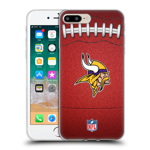 NFL Minnesota Vikings Graphics Football Soft Gel Case for Apple iPhone 7 Plus / iPhone 8 Plus