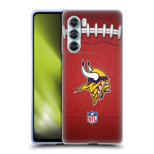 NFL Minnesota Vikings Graphics Football Soft Gel Case for Motorola Edge S30 / Moto G200 5G