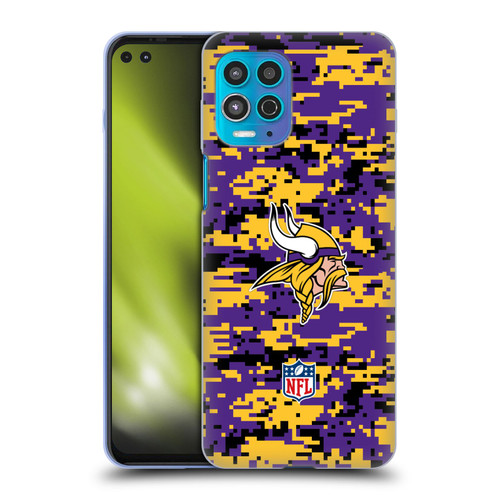 NFL Minnesota Vikings Graphics Digital Camouflage Soft Gel Case for Motorola Moto G100
