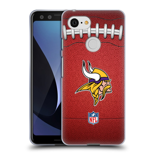 NFL Minnesota Vikings Graphics Football Soft Gel Case for Google Pixel 3