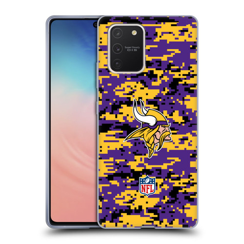 NFL Minnesota Vikings Graphics Digital Camouflage Soft Gel Case for Samsung Galaxy S10 Lite