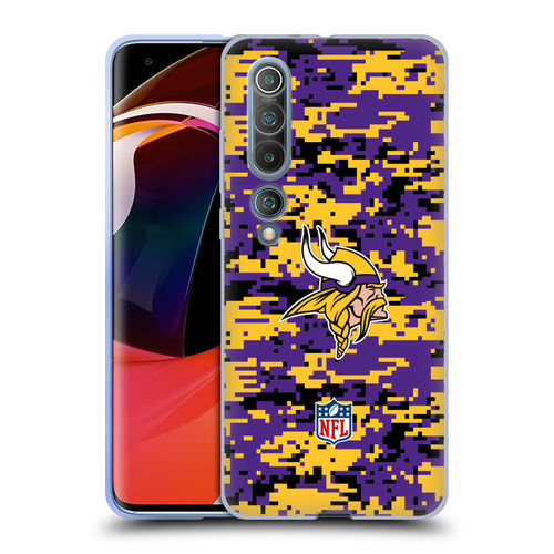 NFL Minnesota Vikings Graphics Digital Camouflage Soft Gel Case for Xiaomi Mi 10 5G / Mi 10 Pro 5G