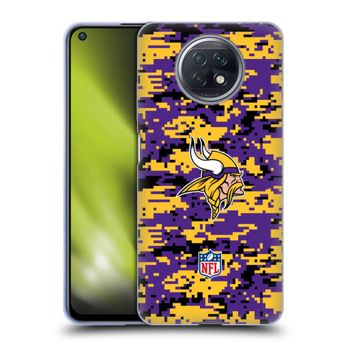 NFL Minnesota Vikings Graphics Digital Camouflage Soft Gel Case for Xiaomi Redmi Note 9T 5G