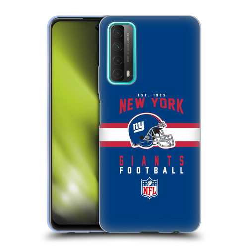 NFL New York Giants Graphics Helmet Typography Soft Gel Case for Huawei P Smart (2021)