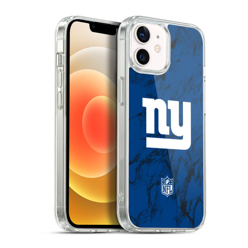 NFL New York Giants Graphics Coloured Marble Soft Gel Case for Apple iPhone 12 / iPhone 12 Pro & MagSafe