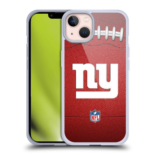 NFL New York Giants Graphics Football Soft Gel Case for Apple iPhone 13