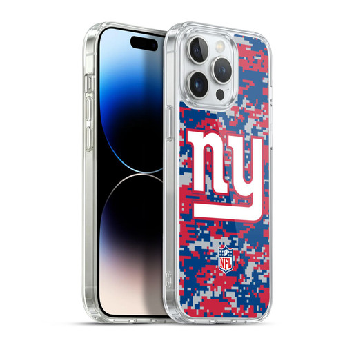 NFL New York Giants Graphics Digital Camouflage Soft Gel Case for Apple iPhone 13 Pro Max & MagSafe