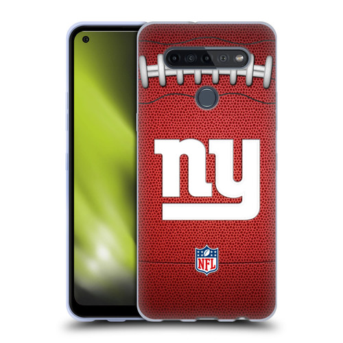 NFL New York Giants Graphics Football Soft Gel Case for LG K51S
