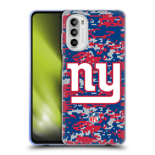 NFL New York Giants Graphics Digital Camouflage Soft Gel Case for Motorola Moto G52