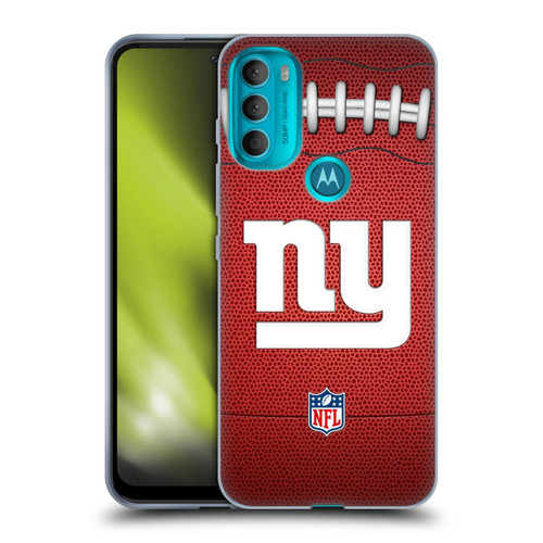 NFL New York Giants Graphics Football Soft Gel Case for Motorola Moto G71 5G