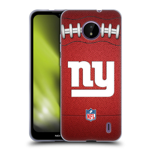 NFL New York Giants Graphics Football Soft Gel Case for Nokia C10 / C20