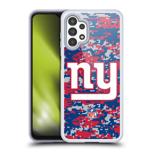 NFL New York Giants Graphics Digital Camouflage Soft Gel Case for Samsung Galaxy A13 (2022)