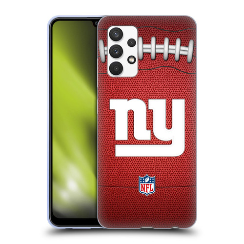 NFL New York Giants Graphics Football Soft Gel Case for Samsung Galaxy A32 (2021)
