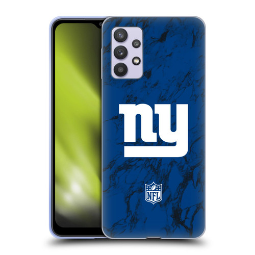 NFL New York Giants Graphics Coloured Marble Soft Gel Case for Samsung Galaxy A32 5G / M32 5G (2021)