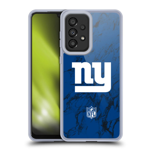 NFL New York Giants Graphics Coloured Marble Soft Gel Case for Samsung Galaxy A33 5G (2022)