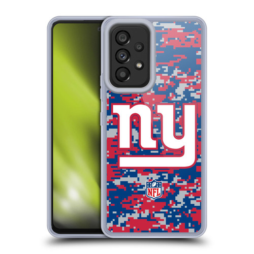 NFL New York Giants Graphics Digital Camouflage Soft Gel Case for Samsung Galaxy A53 5G (2022)