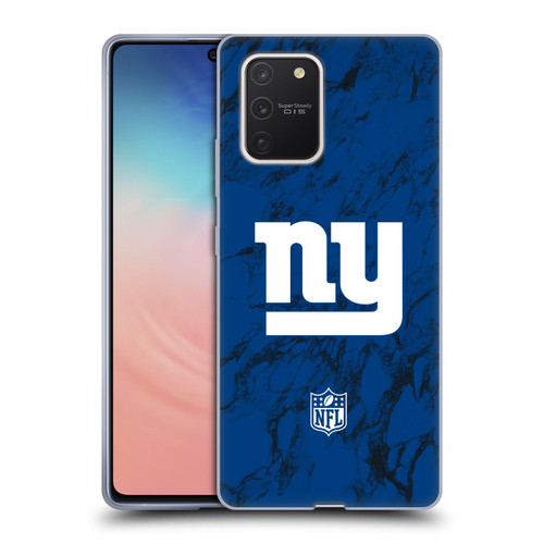 NFL New York Giants Graphics Coloured Marble Soft Gel Case for Samsung Galaxy S10 Lite