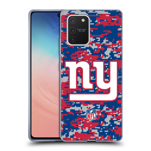 NFL New York Giants Graphics Digital Camouflage Soft Gel Case for Samsung Galaxy S10 Lite