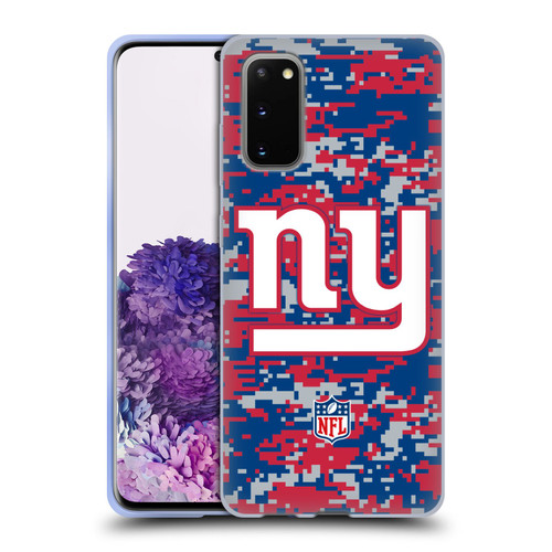 NFL New York Giants Graphics Digital Camouflage Soft Gel Case for Samsung Galaxy S20 / S20 5G