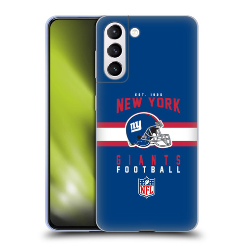 NFL New York Giants Graphics Helmet Typography Soft Gel Case for Samsung Galaxy S21+ 5G