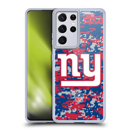 NFL New York Giants Graphics Digital Camouflage Soft Gel Case for Samsung Galaxy S21 Ultra 5G