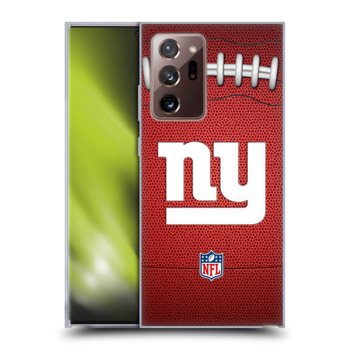 NFL New York Giants Graphics Football Soft Gel Case for Samsung Galaxy Note20 Ultra / 5G