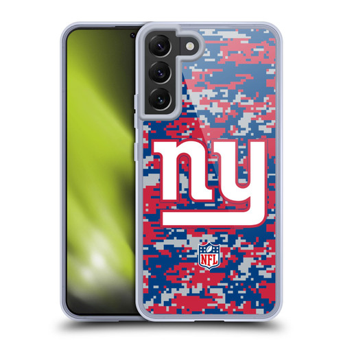 NFL New York Giants Graphics Digital Camouflage Soft Gel Case for Samsung Galaxy S22+ 5G