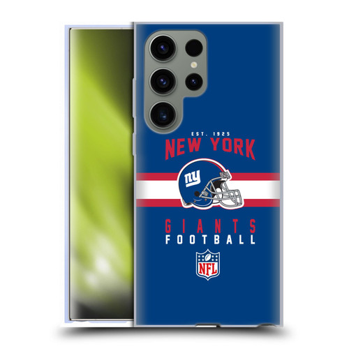 NFL New York Giants Graphics Helmet Typography Soft Gel Case for Samsung Galaxy S23 Ultra 5G