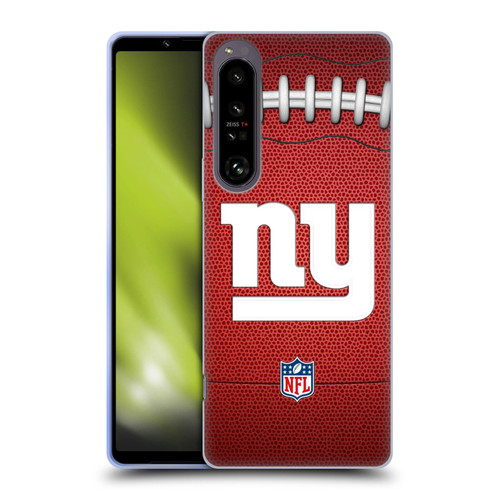 NFL New York Giants Graphics Football Soft Gel Case for Sony Xperia 1 IV