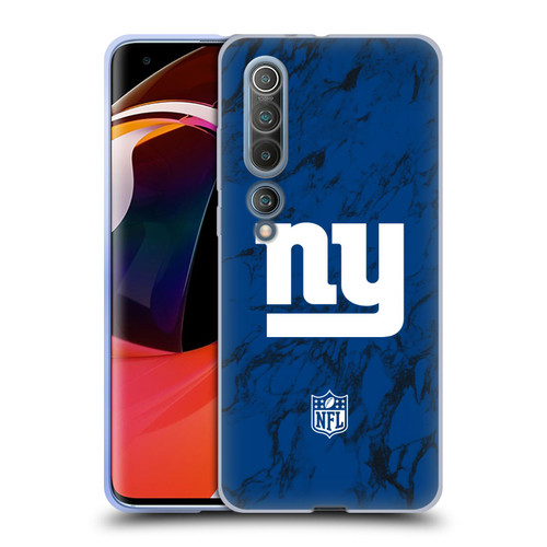 NFL New York Giants Graphics Coloured Marble Soft Gel Case for Xiaomi Mi 10 5G / Mi 10 Pro 5G
