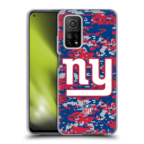 NFL New York Giants Graphics Digital Camouflage Soft Gel Case for Xiaomi Mi 10T 5G