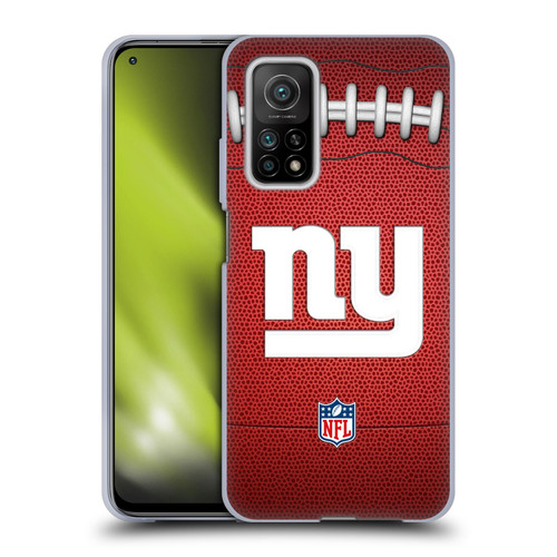 NFL New York Giants Graphics Football Soft Gel Case for Xiaomi Mi 10T 5G