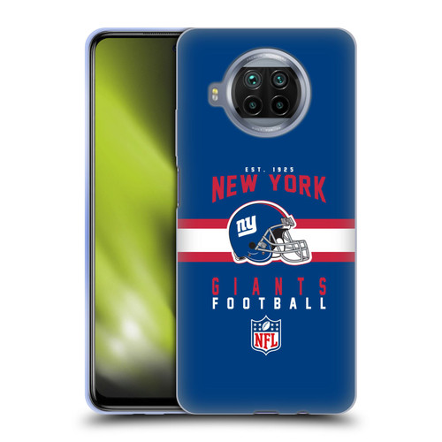 NFL New York Giants Graphics Helmet Typography Soft Gel Case for Xiaomi Mi 10T Lite 5G
