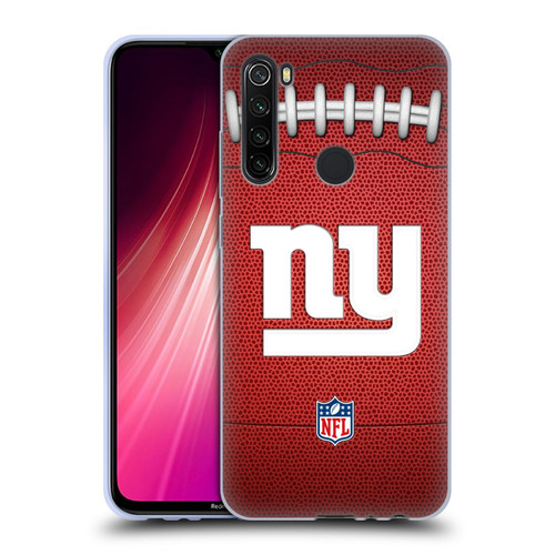 NFL New York Giants Graphics Football Soft Gel Case for Xiaomi Redmi Note 8T
