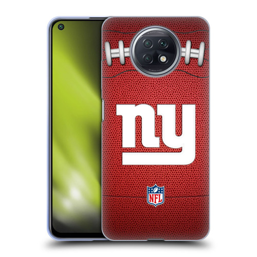 NFL New York Giants Graphics Football Soft Gel Case for Xiaomi Redmi Note 9T 5G